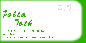 polla toth business card